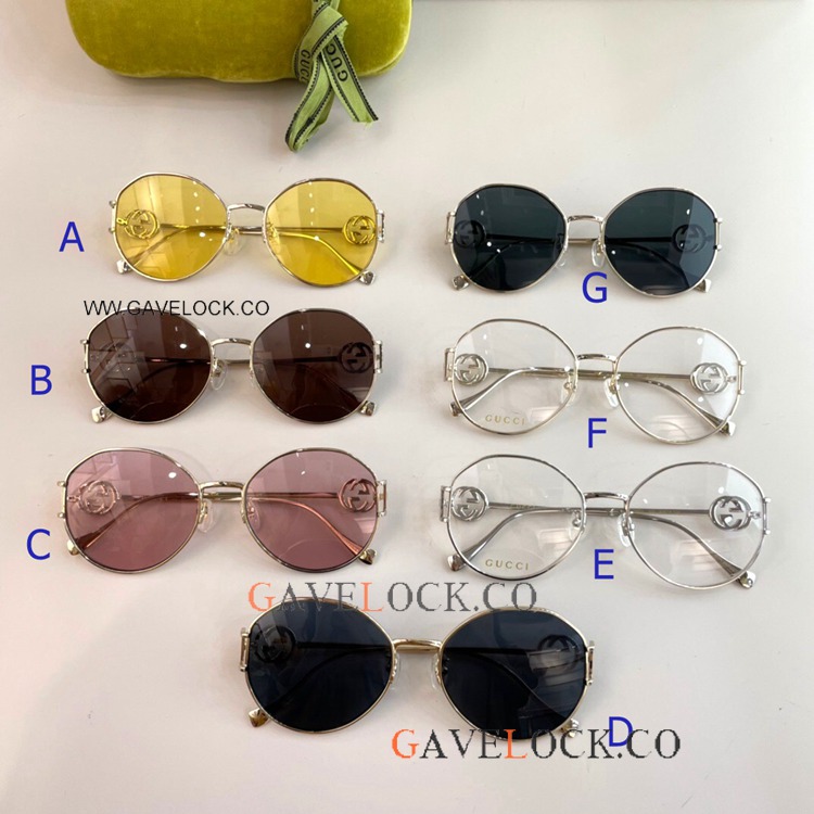 Best Buy Guccl gg1206sk Glasses Silver Frames